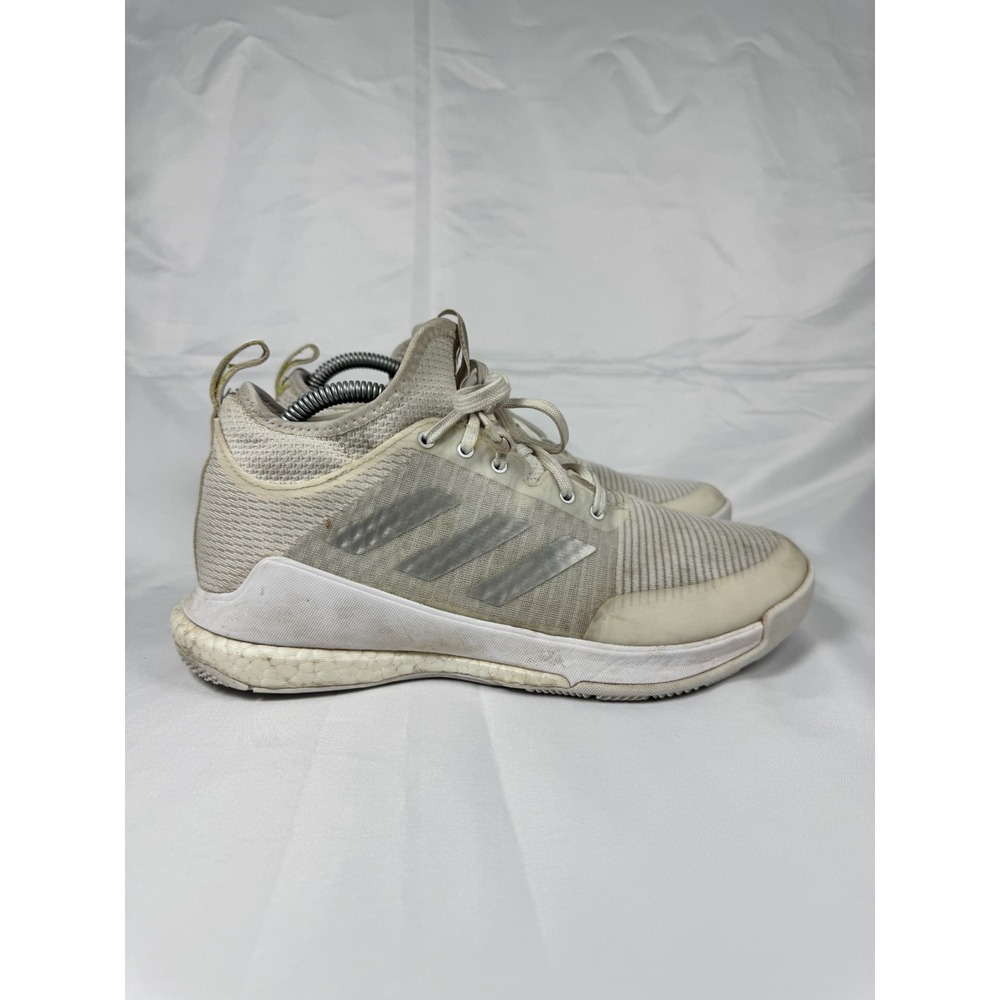 Adidas Crazyflight Mid HQ3491 Womens US 8.5 Volleyball Shoes Cloud White Sneaker